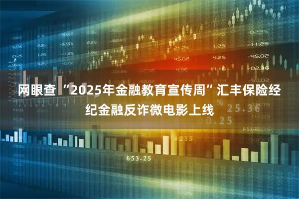 网眼查 “2025年金融教育宣传周”汇丰保险经纪金融反诈微电影上线
